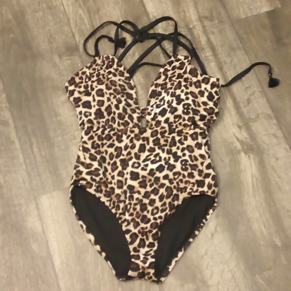 Time and Tru Swim Cheetah Print Swimsuit Poshmark